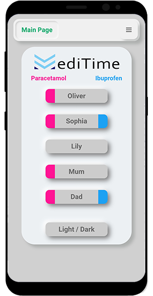MediTime Light Theme